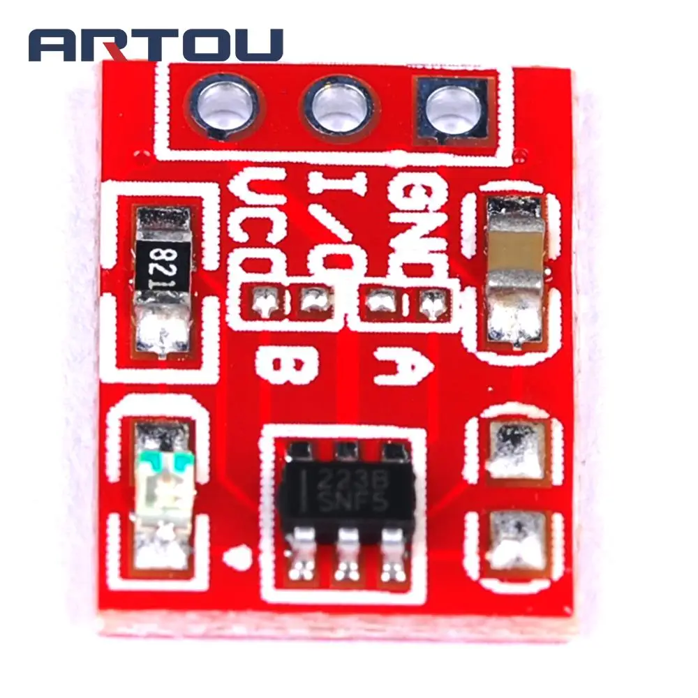 Сенсорный модуль переключателя TTP223 сенсорная кнопка самоблокирующиеся/не