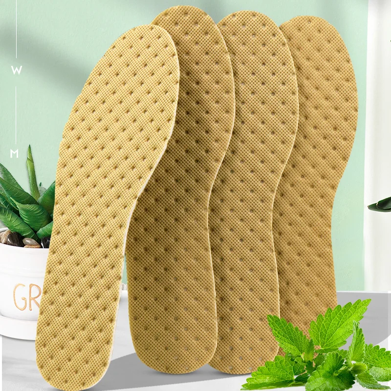 

5 Pairs Deodorant Insoles Light Weight Shoes Pad Absorb-Sweat Breathable Bamboo Charcoal thin Sports Insoles Men Women