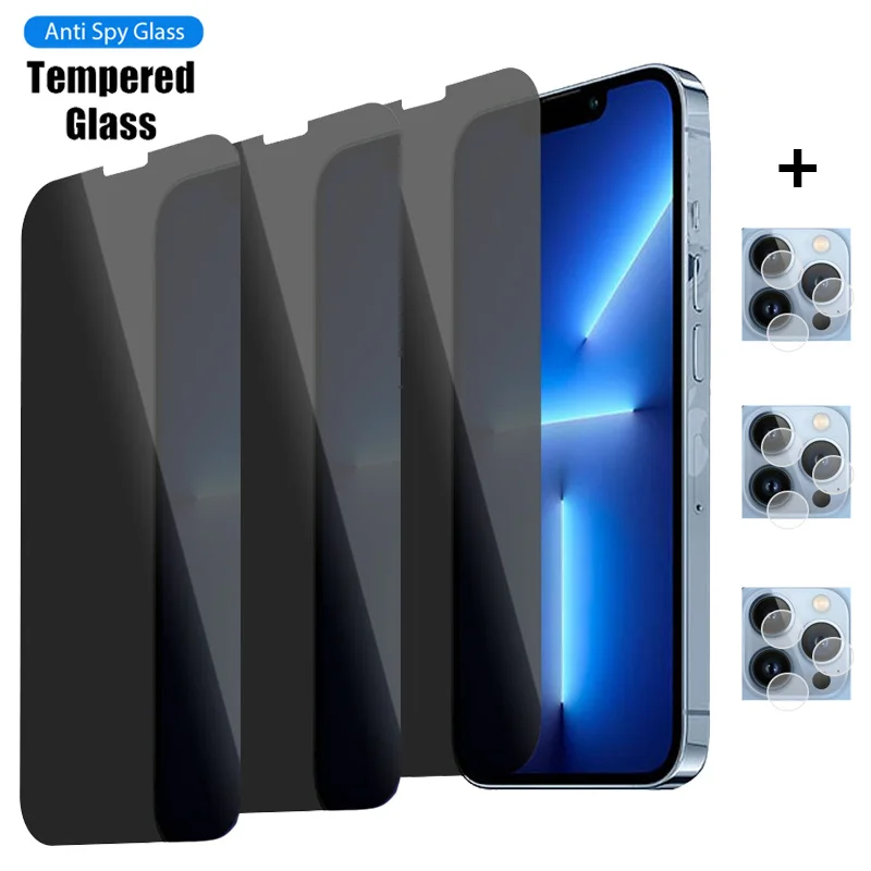 

Privacy Tempered Glass For iPhone 13 PRO MAX Mini Screen Protector For iphone 13mini peep Glass Film iPhone13 Pro anti-spy Glass