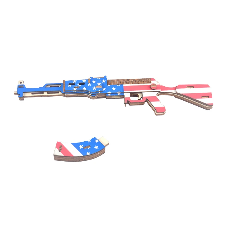 3D детская AK 47 пистолет головоломки DIY обучающие игрушки Моделирование секс