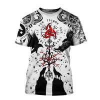 viking symbol odin tattoo 3d printed men t shirt harajuku fashion short sleeve shirt summer streetwear unisex tshirt tops