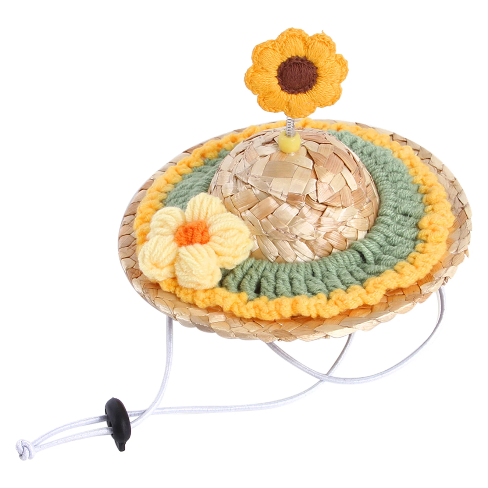 Забавные аксессуары для украшения сомбреро соломенная шляпа щенков и домашних