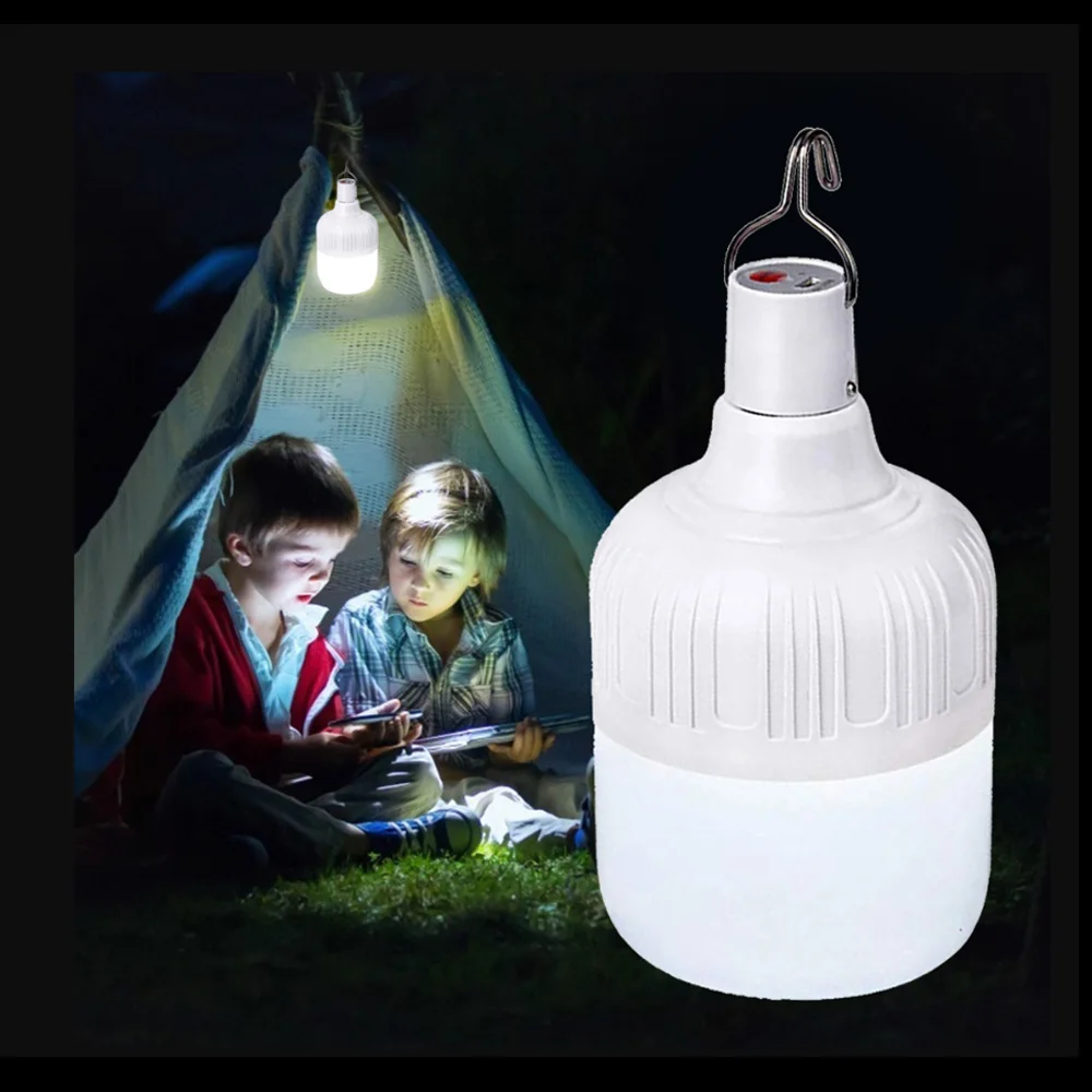 

5V Multi-functional Portable LED Camping Bulb Light Practical Durable Outdoor Tent Hanging Emergency Lantern Lamp