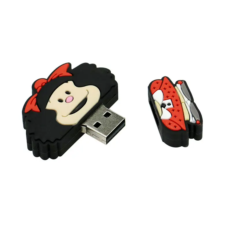 Милый USB флеш накопитель орангутан Mafalda 2 0 128 ГБ Usb флешка 64 карта памяти 32 Гб диск|USB