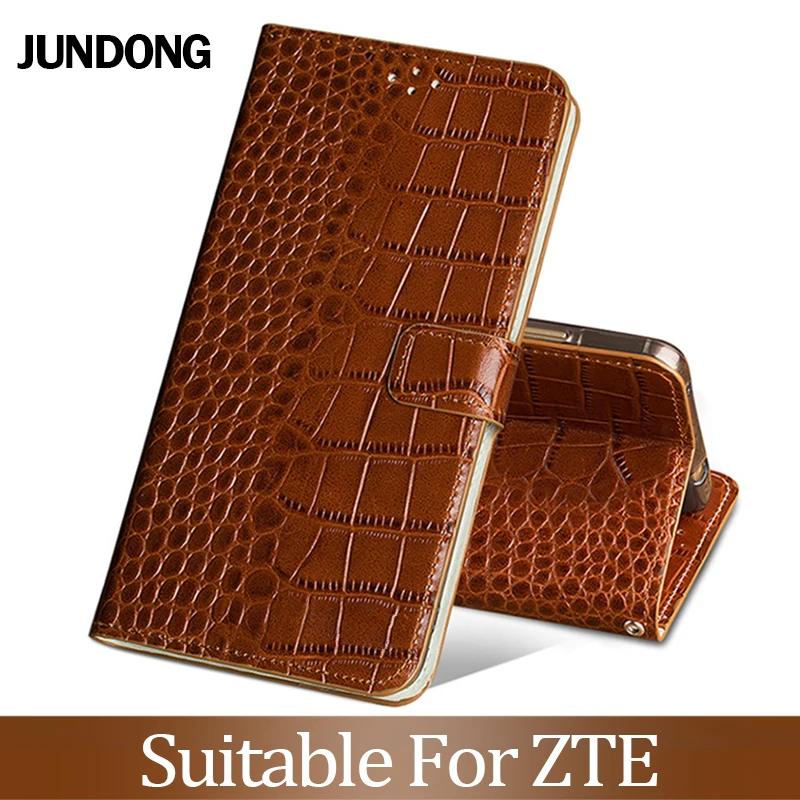 

For ZTE Blade A210 A452 A512 A520 A530 A610 Blade V7 Lite V8 Mini V9 V10 Vita Case Cowhide Luxury Card Slot Wallet Phone Flip Co