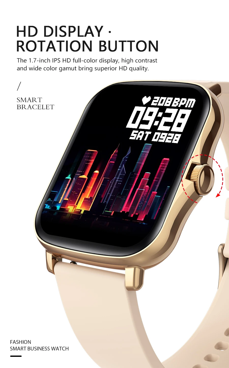 

New Smart Watch Waterproof Fitness Bracelet Men Women Smartwatch Heart Rate Monitor GTS 2 For Android Apple Xiaomi