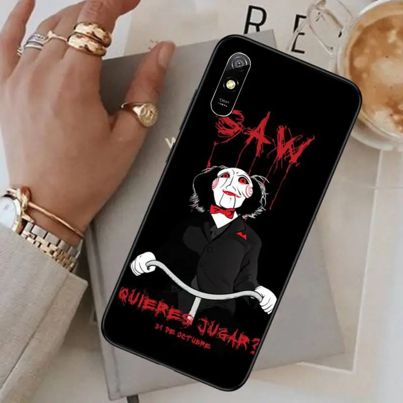 

Horror Saw Phone Case For Xiaomi Redmi note 4 4X 8T 9 9s 10 K20 K30 cc9 9t pro lite max