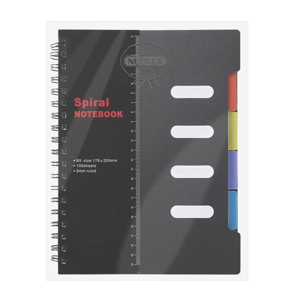 

NUOLUX 1PC Classified Business Spiral Notebook School and Office Memo Subjects Notebooks Diary Journal Notebook Planner Loose-le