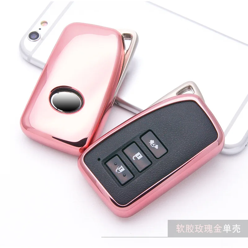 

Soft TPU Car Styling Key Cover Case For Lexus NX GS RX IS ES GX LX RC 200 250 350 LS 450H 300H keychain keyring Auto Accessorise