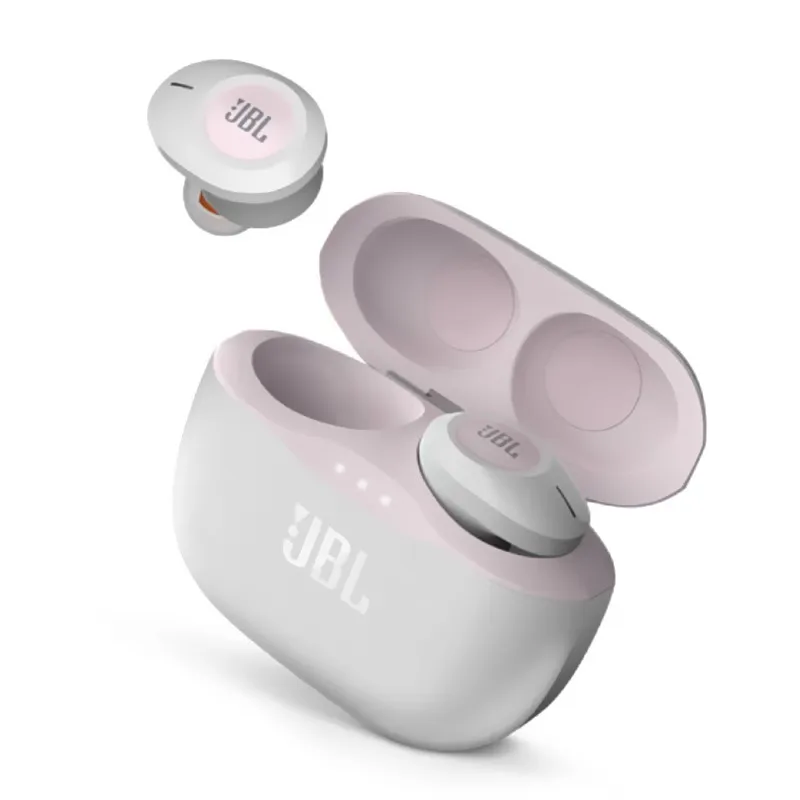 

Наушники JBL TWS True Wireless Bluetooth TUNE120 с микрофоном, спортивные наушники с зарядным чехлом