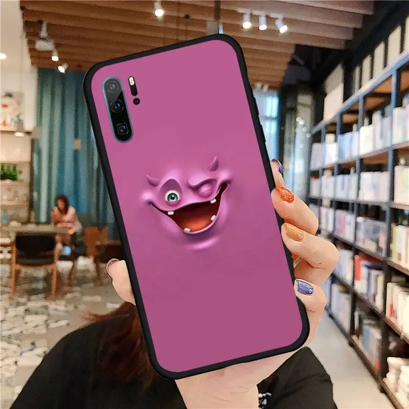 

3D funny cartoon mouth face tongue Phone Case For Huawei honor Mate P 9 10 20 30 40 Pro 10i 7 8 a x Lite nova 5t Soft silicone