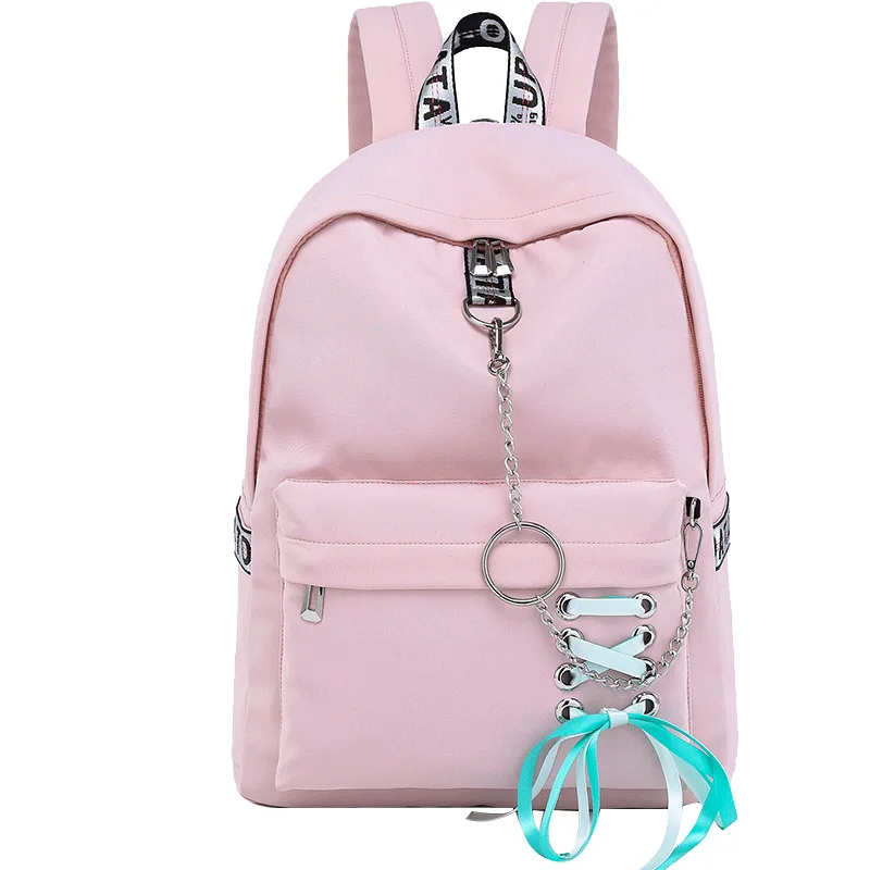 2019Women Backpack USB Charging Nylon Backpacks School Bags For Teenagers Girl Laptop mochila feminina Students Satchel | Багаж и сумки