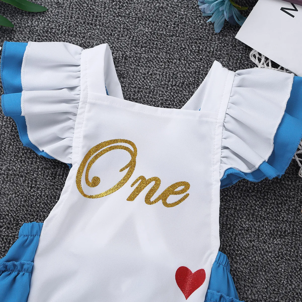 Нарядное платье Onederland на Хэллоуин для маленьких девочек комбинезон с