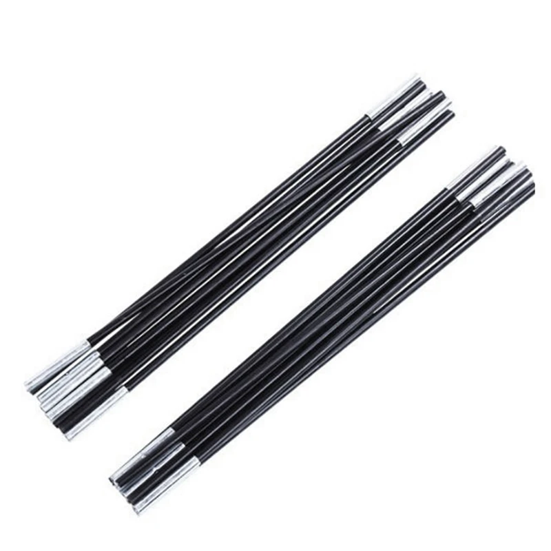 

2Pcs/Set Tent Rod 3-4 People Camping Tent Pole Total Length 382cm Tent Supporting Rod Camping Canopy Awning Accessory
