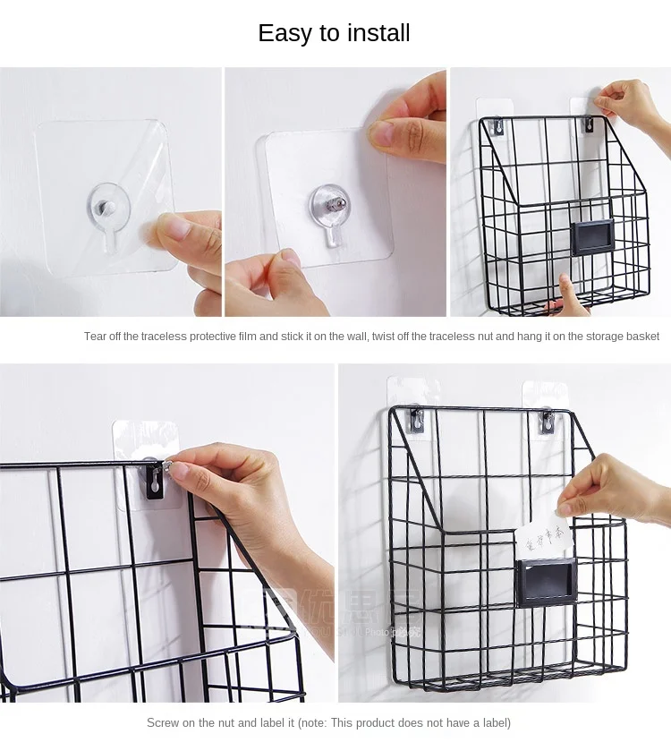 

zq Simple Iron Wall-Mounted Bookshelf Creative Wall Shelf Magazine Rack Newspapers Rack Book Shelf