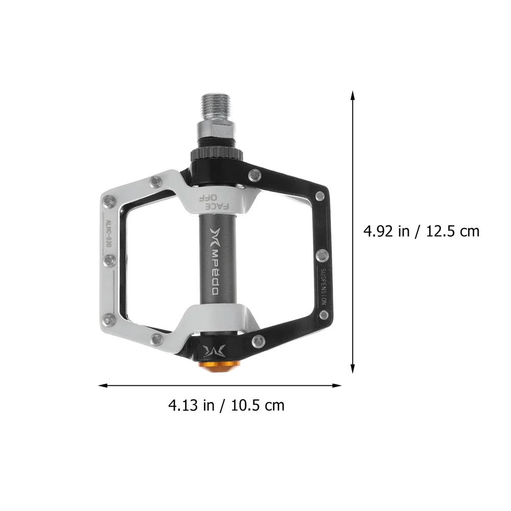 

1 Pair Road Bike Pedals Mountain Bicycles Flat Pedals Aluminum Alloy Pedal