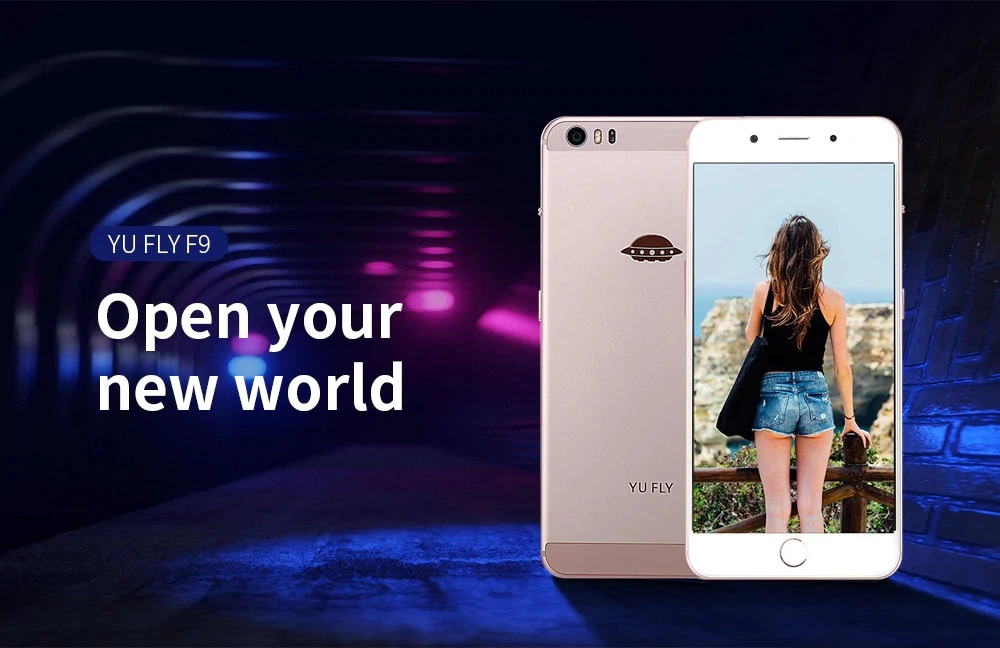 YU FLY F9 4G FDD LTE 4 Гб 64 Гб мобильный телефон 6," FHD+ 16 МП 4180 мАч Восьмиядерный Snapdragon 653