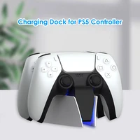 dual controller fast charger for ps5 wireless controller usb type c charging cradle dock station for sony ps5 joystick gamepad