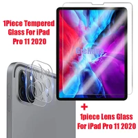 1 set screen protector for ipad pro 11 2020 tempered glass with back camera lens clear tempered glass for ipad pro 11 2020 film
