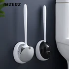 Новая силиконовая щетка IMZEOZ из ТПЭ, щетка для унитаза, сливаемая щетка для унитаза, настенный инструмент для очистки, Бытовые аксессуары для ванной комнаты