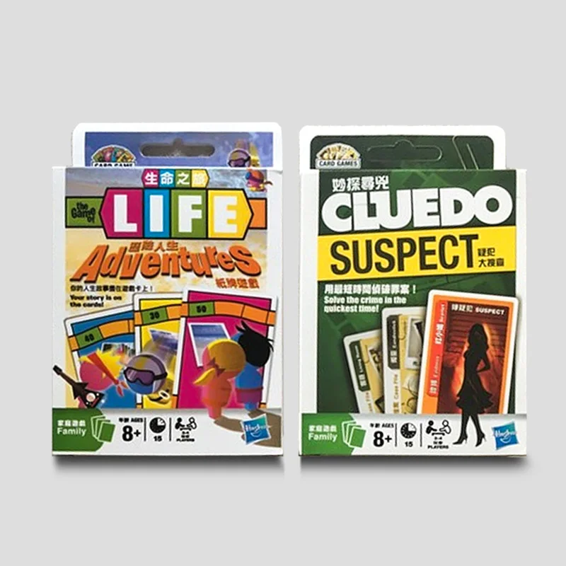 Hasbro настольная карточная игра приключения жизни Cluedo заподозренный покер