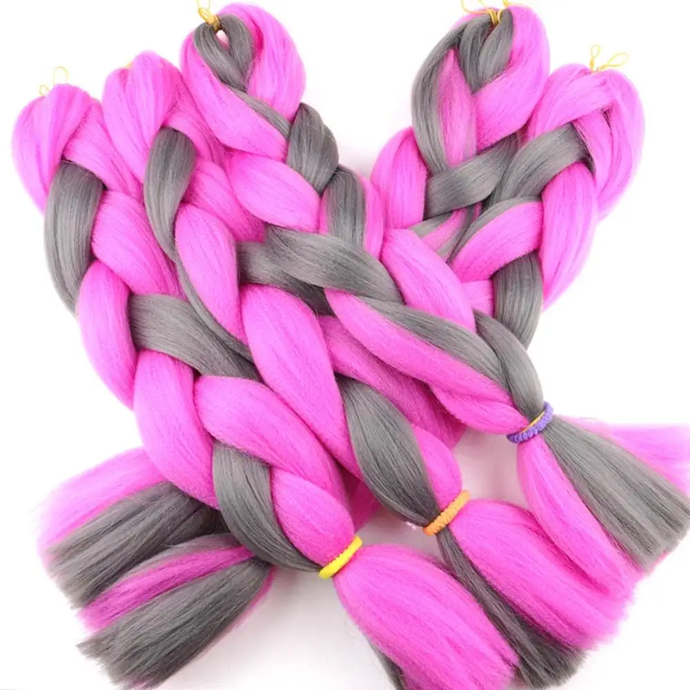 Плетеные волосы искусственные удлинитель волос белые/черные женские горячие