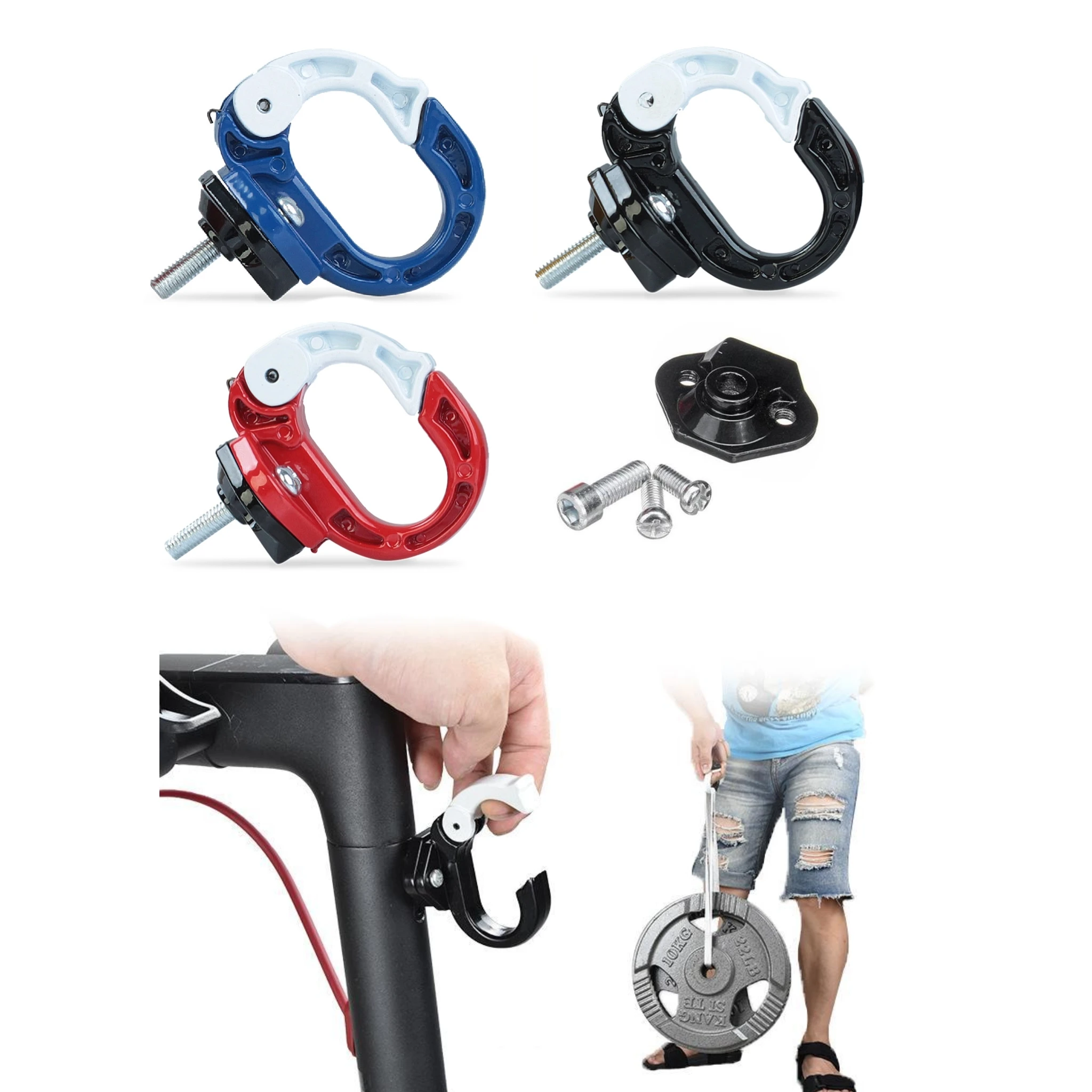 

Aluminum Alloy O Type Front Storage Hanger Gadget Hanging Hook for Xiaomi Mijia M365/Pro/Pro2/1S Electric Scooter Accessories
