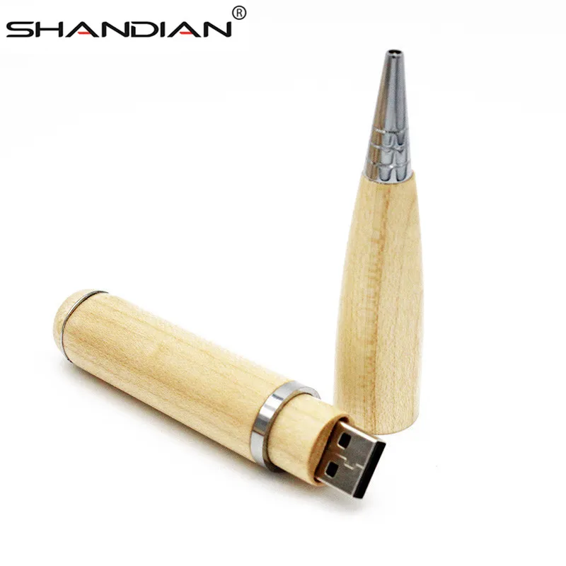 Ручка шариковая SHANDIAN деревянная с подарочной коробкой флэш-накопитель usb флешка 4