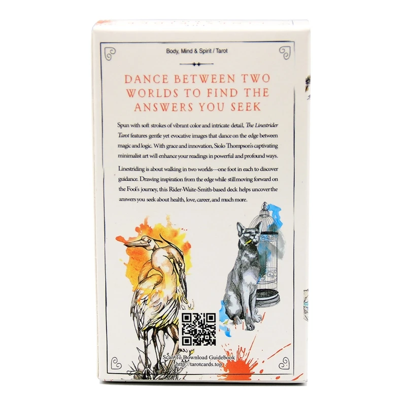 

78 Cards Deck The Linestrider Tarot Full English Oracle Divination Fate Game