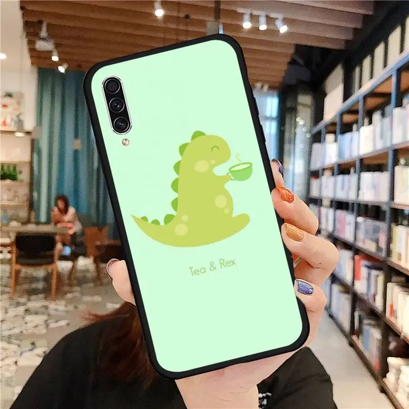 

Little dinosaur cartoon cute animal Phone Case For Samsung galaxy A S note 10 7 8 9 20 30 31 40 50 51 70 71 21 s ultra plus