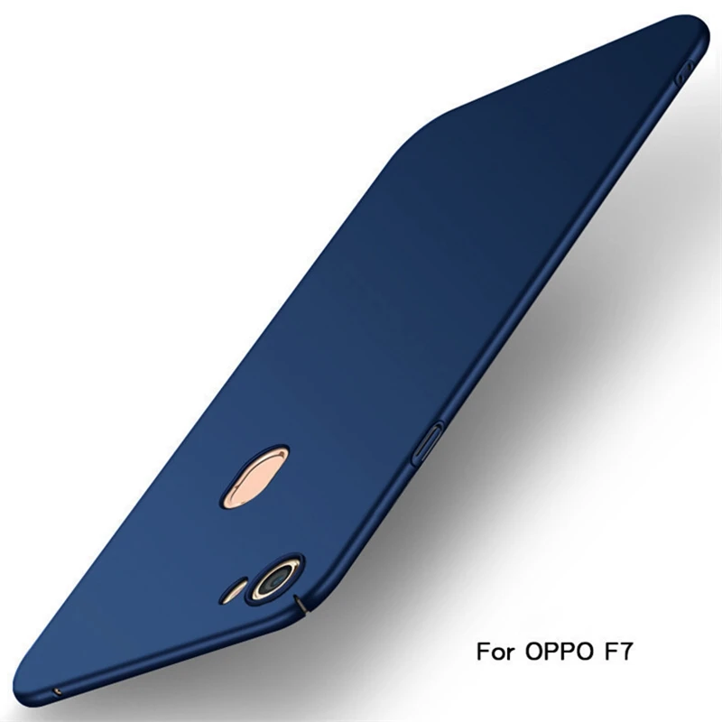 Чехол upaitou для OPPO A9 A5 F11 F7 F5 Youth F9 F1S F1 F3 Plus ультратонкий жесткий матовый чехол из поликарбоната для OPPO F11 пластиковый чехол - Цвет: Синий