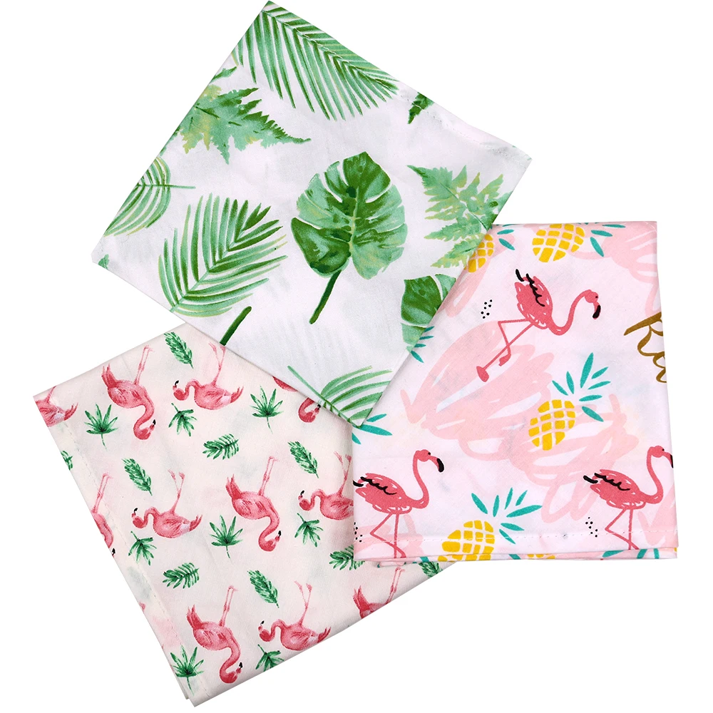 50X Summer Rain Forest&ampFlamingo Pet Puppy Dog Scarf Bandanas Adjustable Kids/Baby Bibs Triangular Accessories Supplies | Дом и сад
