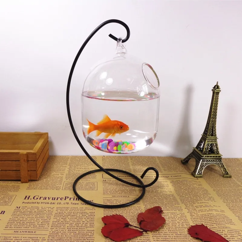 1set vase stand 1 компл./упак. металлическая подставка стеклянная террариумная ваза диаметр = 8,5 см Высота = 13 см цилиндр с 1 небольшим отверстием висячая стеклянная ваза - Цвет: 1set vase stand