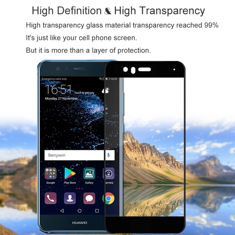 Закаленное стекло для huawei p10 lite 2 шт. защитная пленка экрана p 10 p10lite weip10 light p10light armore