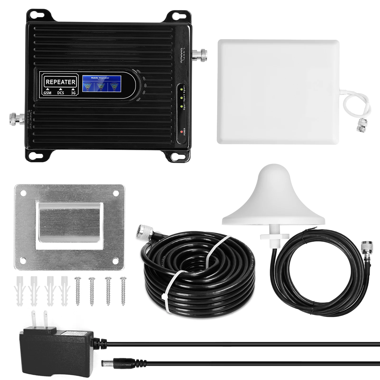

Усилитель 900/1800/2100 GSM DCS WCDMA 2G/3G/4G LTE, универсальные усилители сигнала, комплект интеллектуальных ретрансляторов, усилители сигнала мобильного...