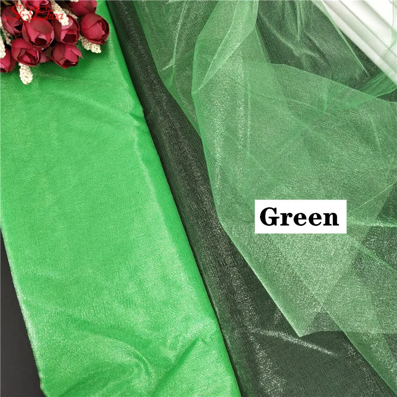 green 5 м высокая плотность Органза Свадебный фон вуаль свадебное кресло спинка Марля заселенный стол макет Арка украшение из пряжи 5zSH015 - Цвет: green