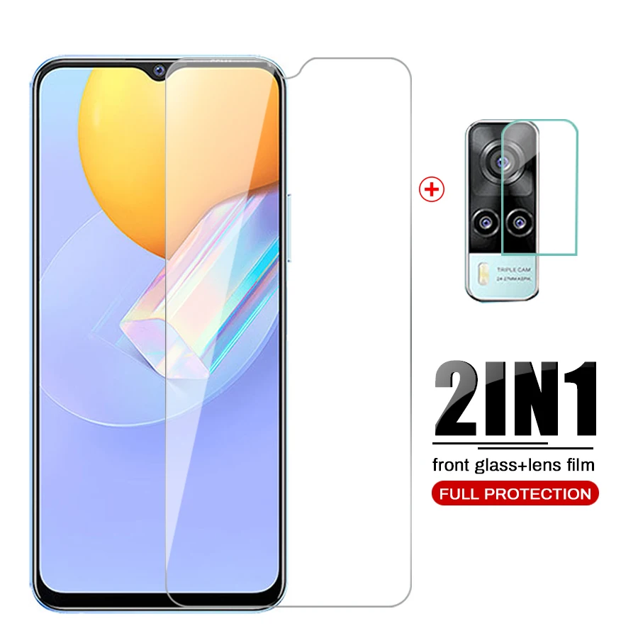 

Закаленное стекло vivo y31 для vivo y31 y 31 31y V2036 6,58 ", Защитная пленка для объектива камеры, защита для экрана от царапин