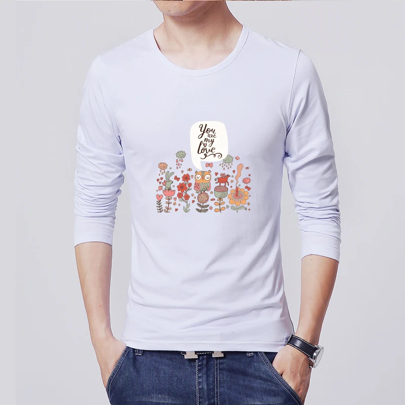 Мужская футболка с длинным рукавом повседневная одежда большого размера в