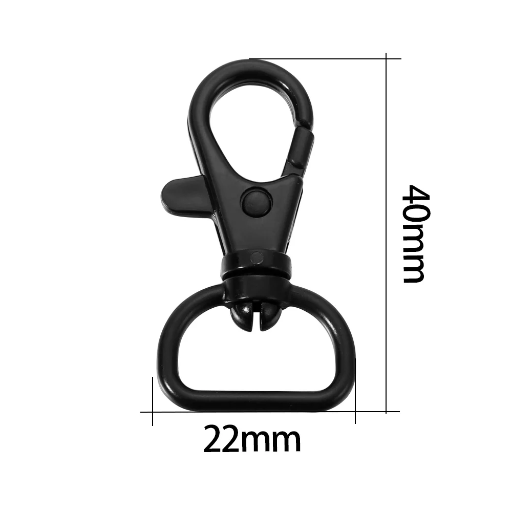 10 шт./упак. 40*22 мм пластиковая застежка-карабин |