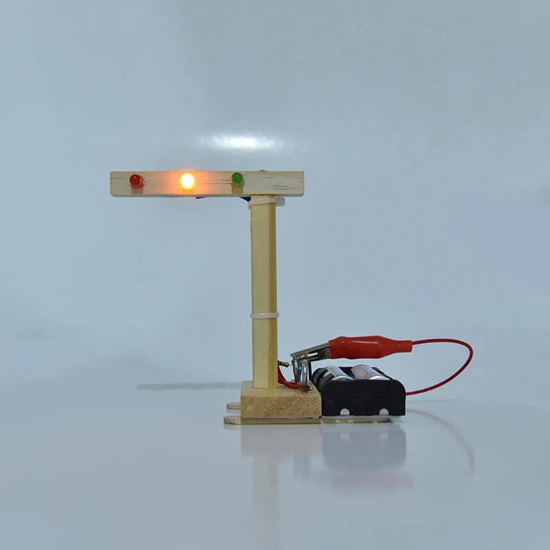 Saizhi DIY научный эксперимент с изображением светофоров технологического