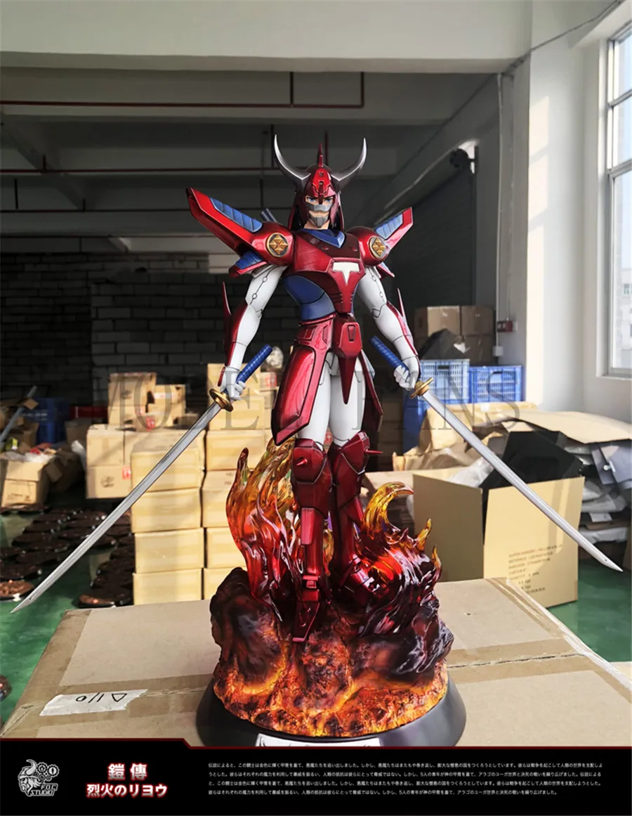 Модель вентиляторов FOC Ronin Warriors йоройден самурайский солдат Рё Санада gk статуя смолы фигурка игрушка для коллекции