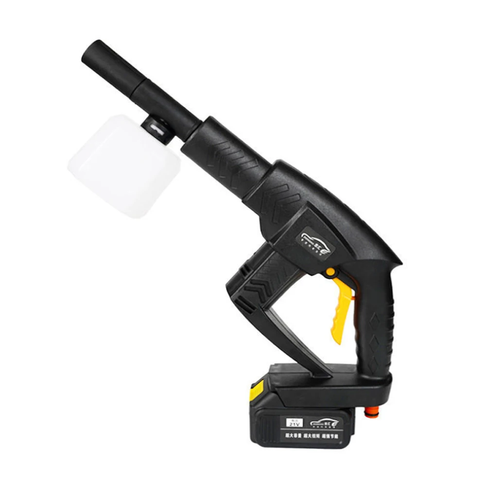 Скидка 21 в Беспроводная портативная Автомойка высокого давления с литий-ионной батареей 10 000 мАч и водяным шлангом 5 м