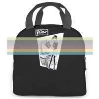 mens black the beat girl ska mod punk two tone specials madness cute tatoo lover punk women men portable insulated lunch bag