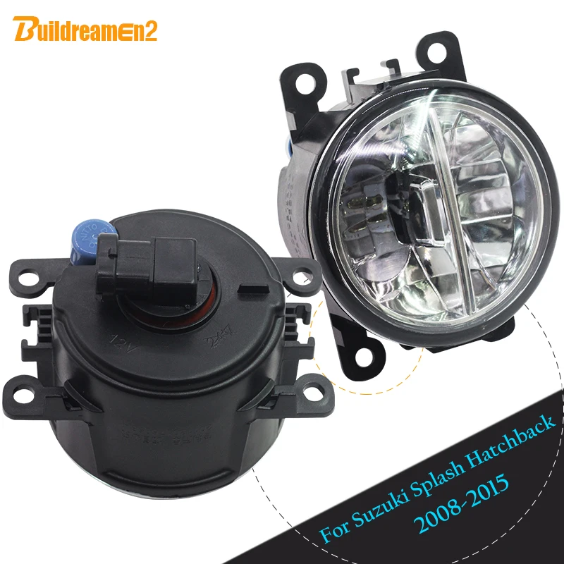 Buildreamen2 автомобильные аксессуары светодиодный ные Противотуманные фары DRL