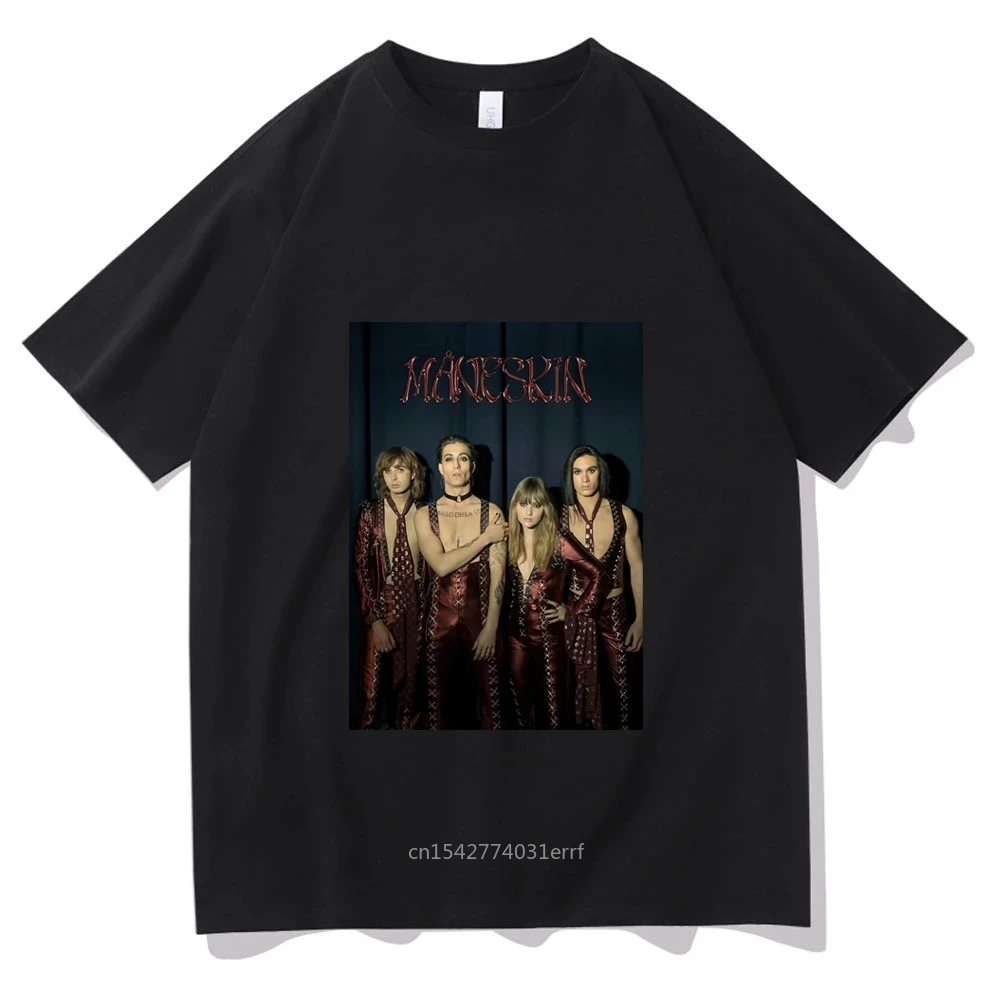 

2021 New Fashion Brand Italian Combination Maneskin Casual Tee Shirt