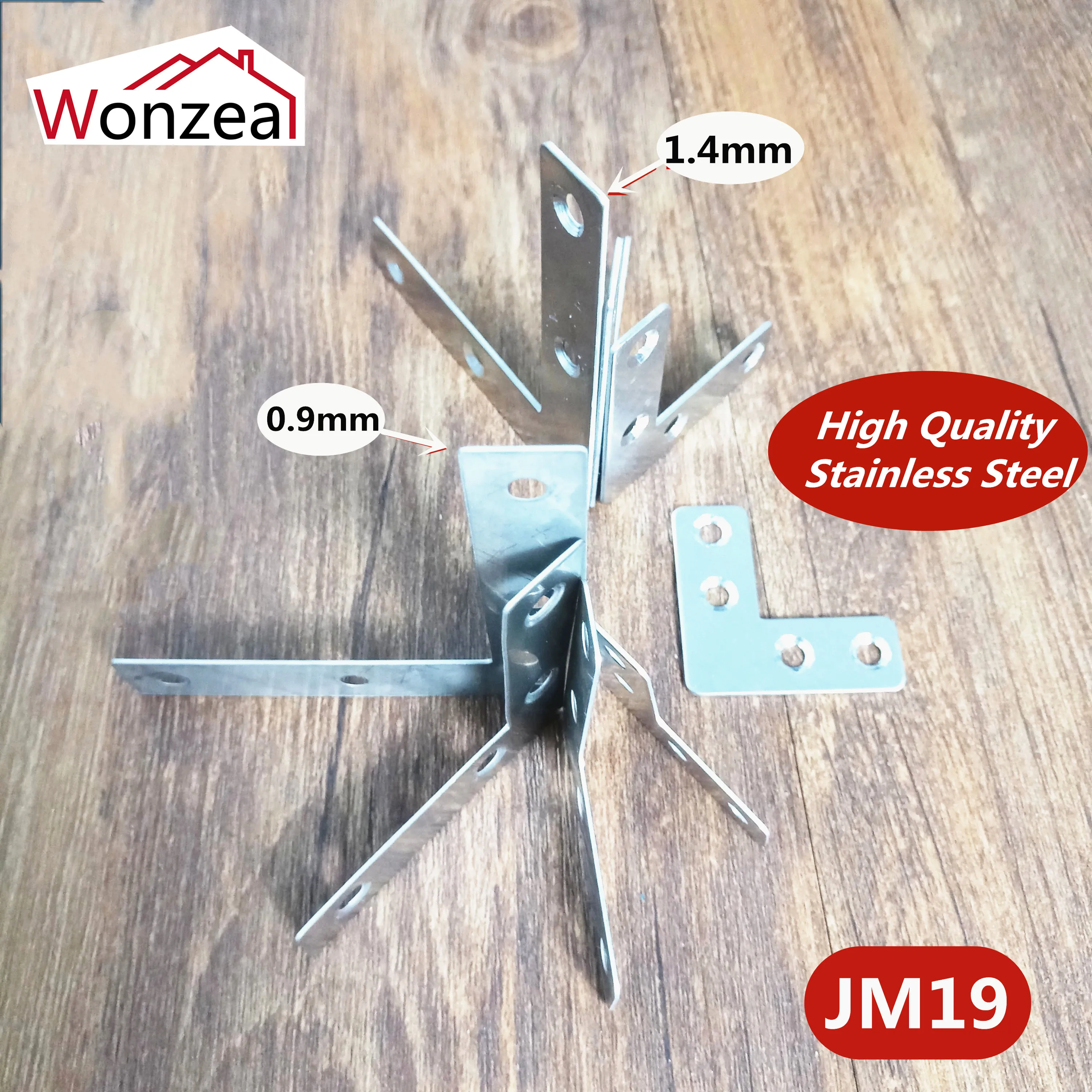 5 шт./лот L Стиль T из нержавеющей стали простой угловой кронштейн опорная плата