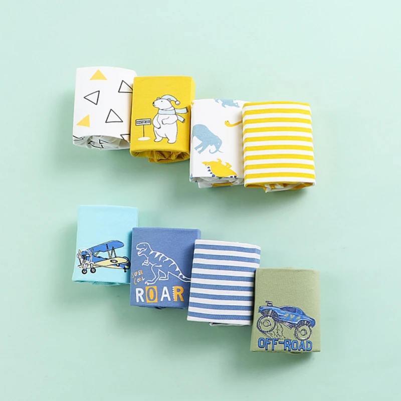 

3 шт., хлопковые трусы для мальчиков, на осень/весну