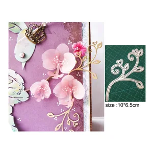 Grape Vine Metal Cutting Dies Stencils Die Cut for DIY Scrapbooking Album Paper Card Embossing