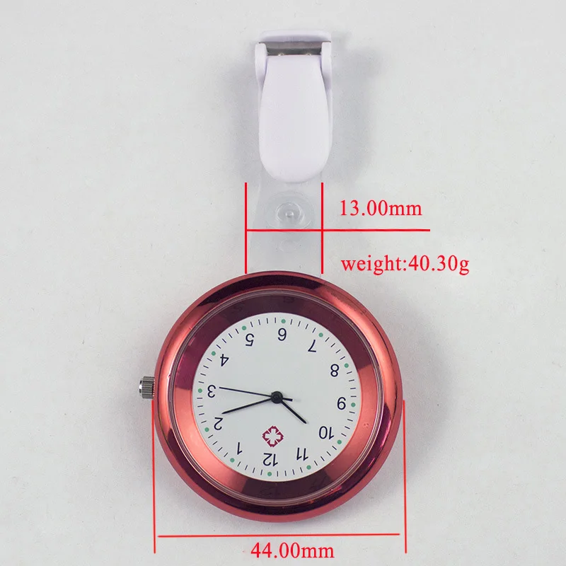

Nurse Watch Brooch Silicone Clip Infection Control Design Nurse Doctor Paramedic Brooch Fob Watch J55