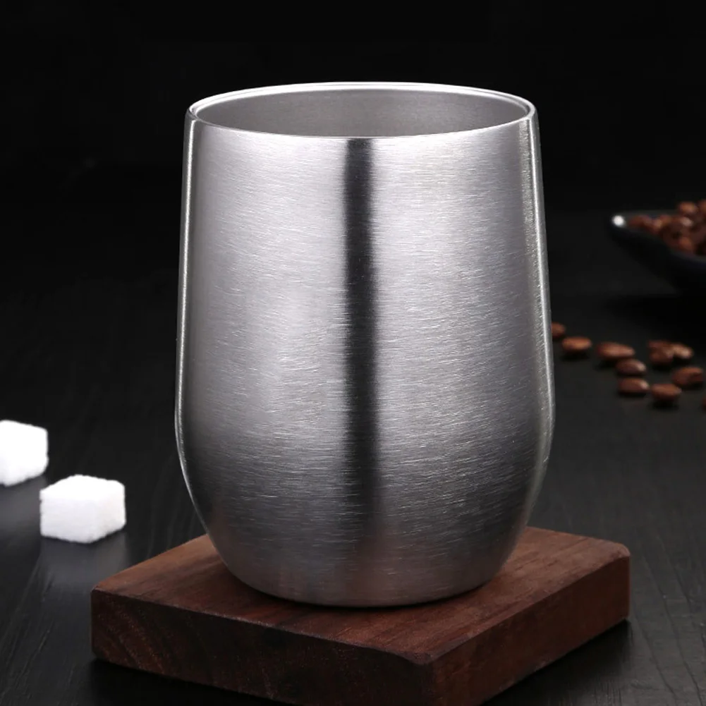 Кружка с двойными стенками из нержавеющей стали чашка для воды кофе дома и офиса